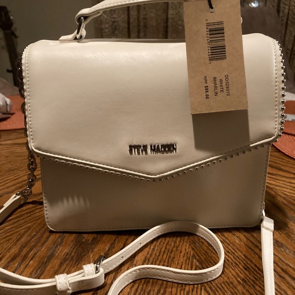 Steve Madden Handbags - NWT Steve Madden White Bharlin Crossbody